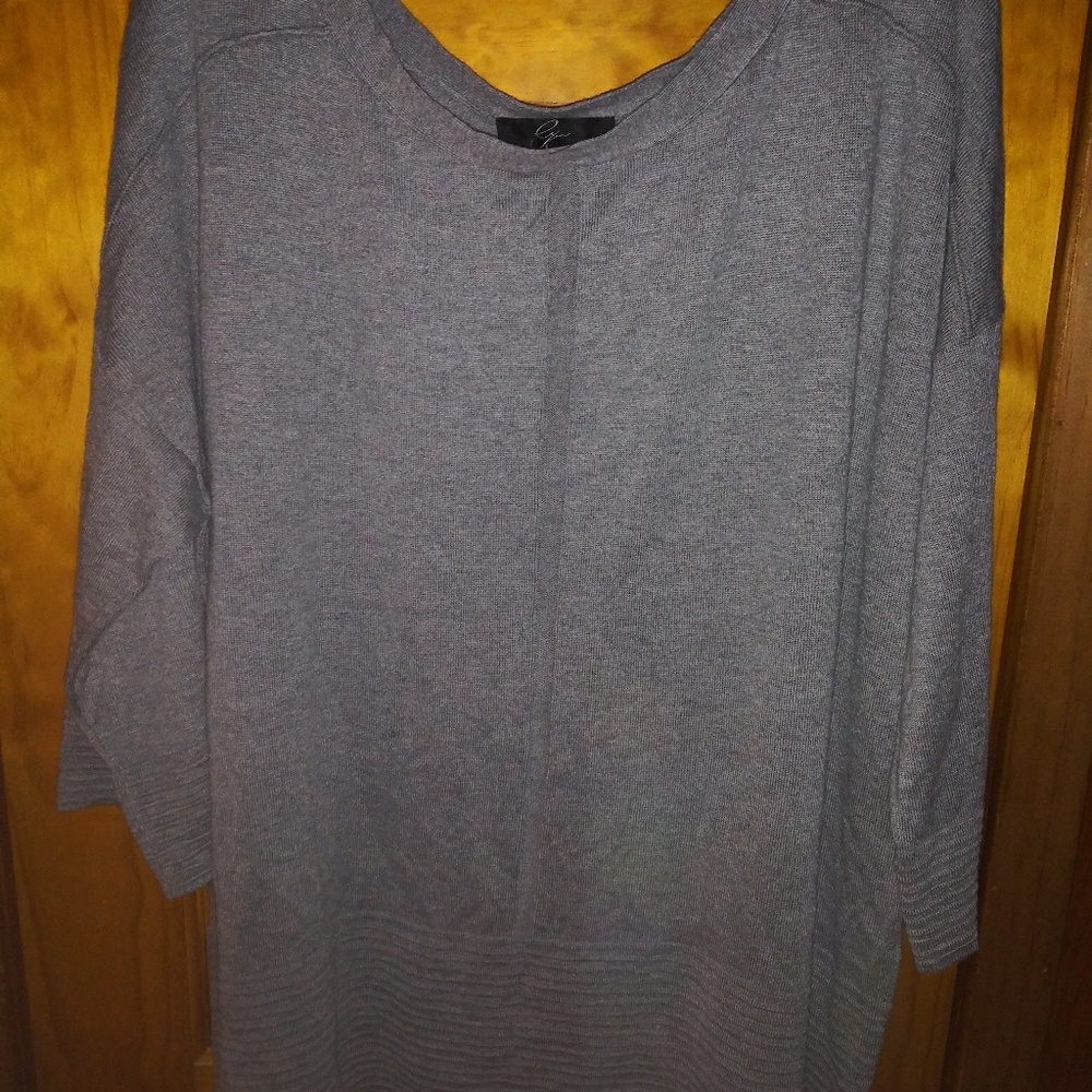 Plus size crewneck sweater
